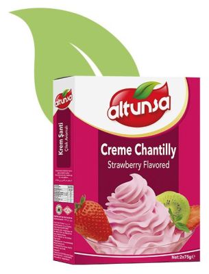 Çilekli Krem Şanti